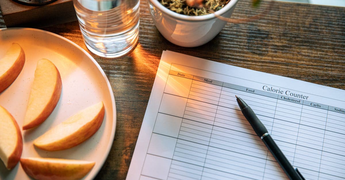 Person notiert eine Mahlzeit in einer App auf dem Smartphone